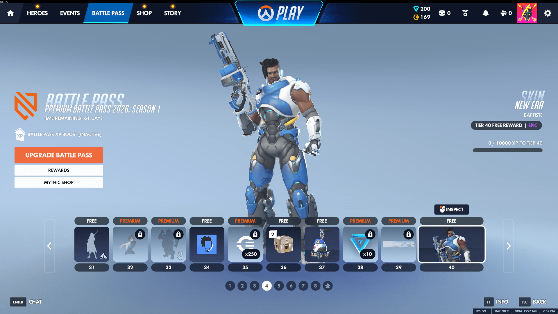 Overwatch Season 1 Battle Pass rewards