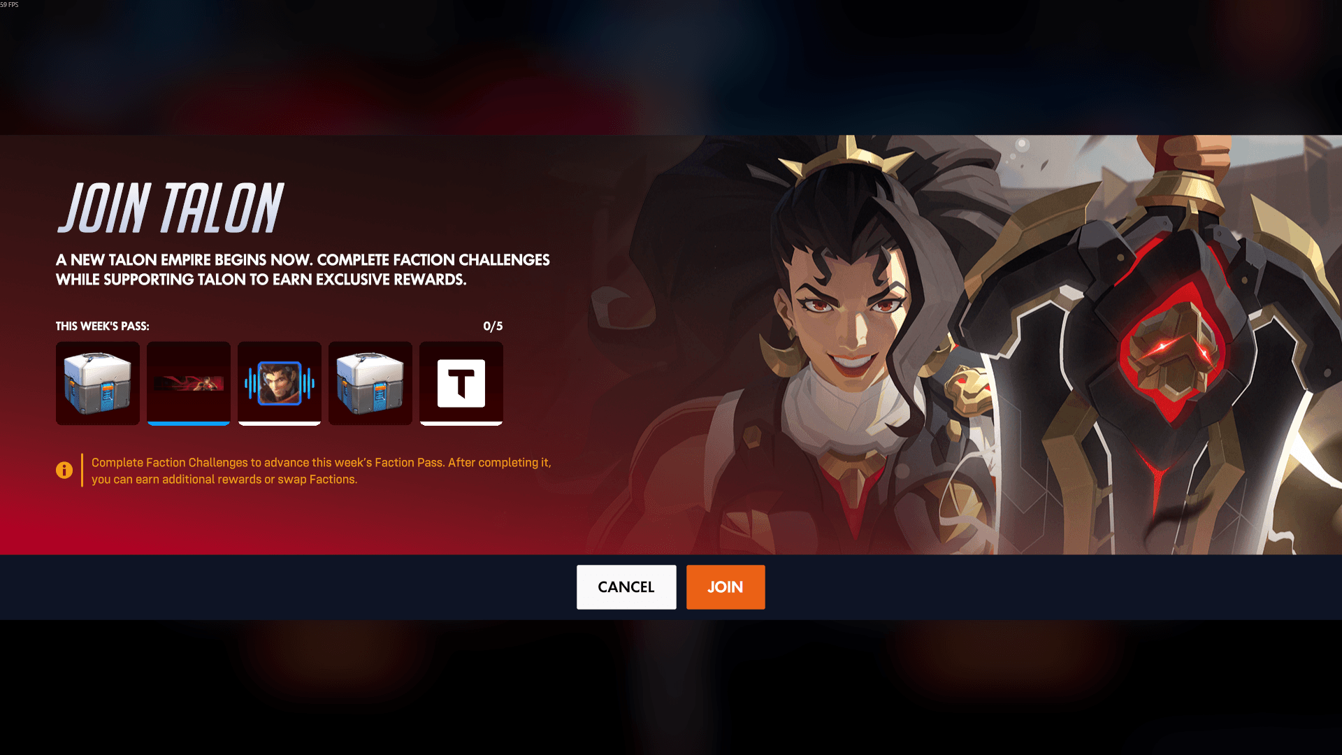 Overwatch Conquest Event Rewards Talon