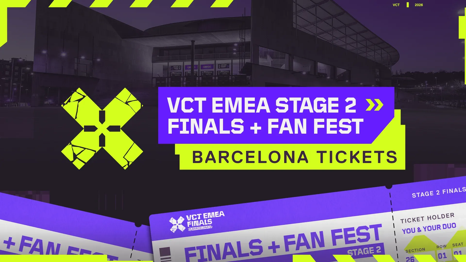 VCT EMEA em Barcelona: Ingressos, Fan Fest e Tudo que Você Precisa Saber