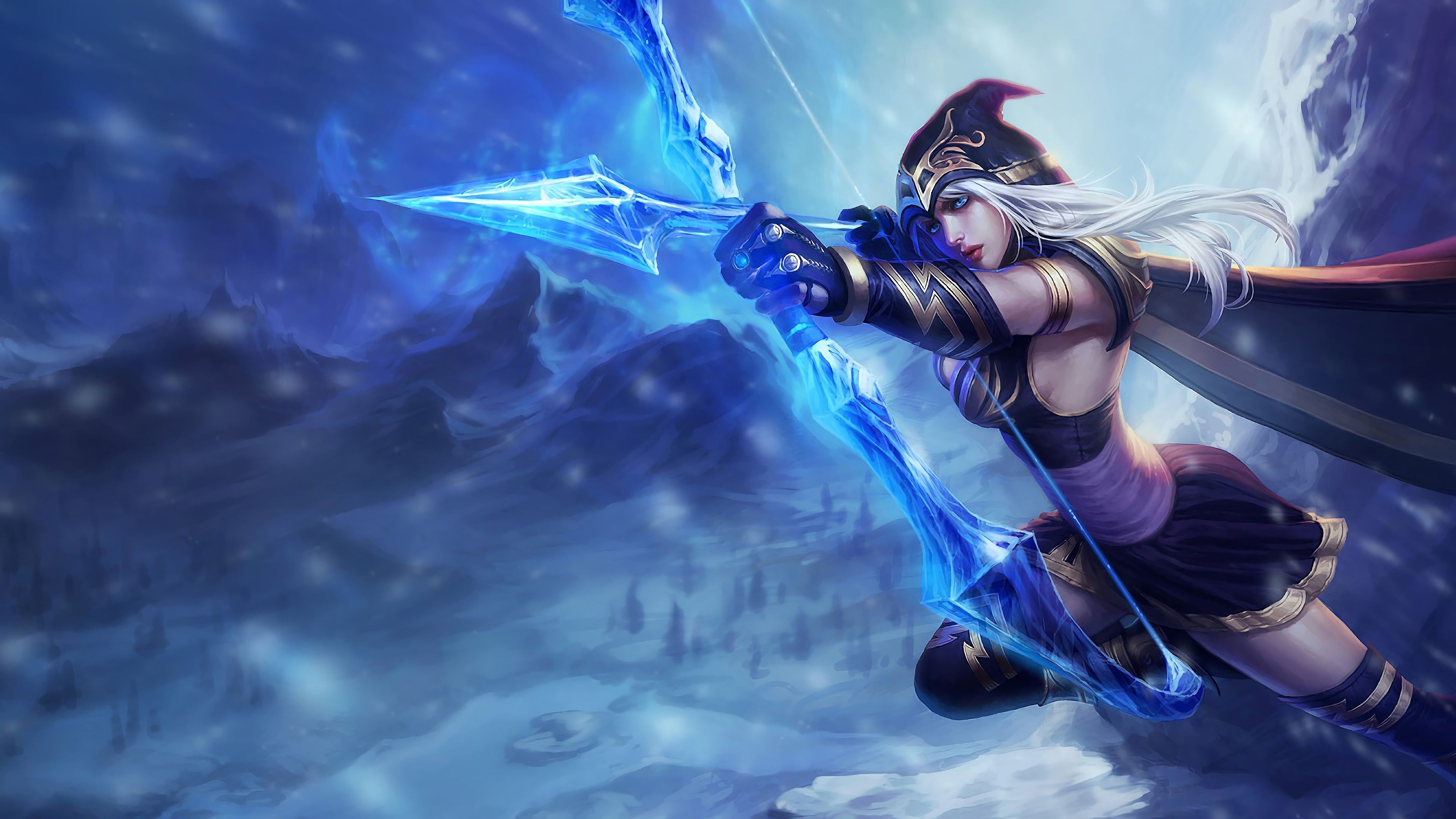 Ashe League of Legends splash art