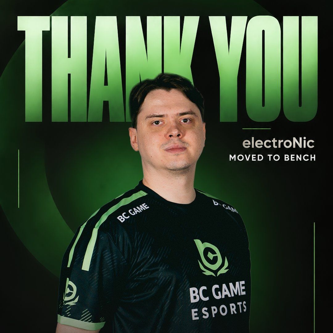 BC.Game de s1mple Coloca electroNic no Banco; asap Chega como Substituto