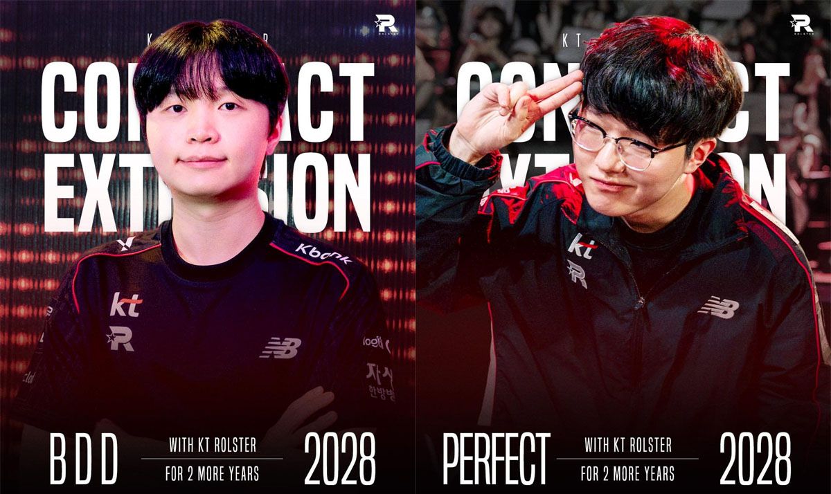KT Rolster Renova Com Bdd e PerfecT Até 2028