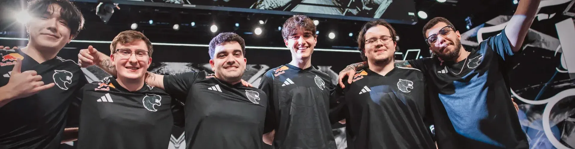 FURIA celebrating after qualifying for VALORANT Masters Santiago (Image Source: Colin Young-Wolff/Riot Games)