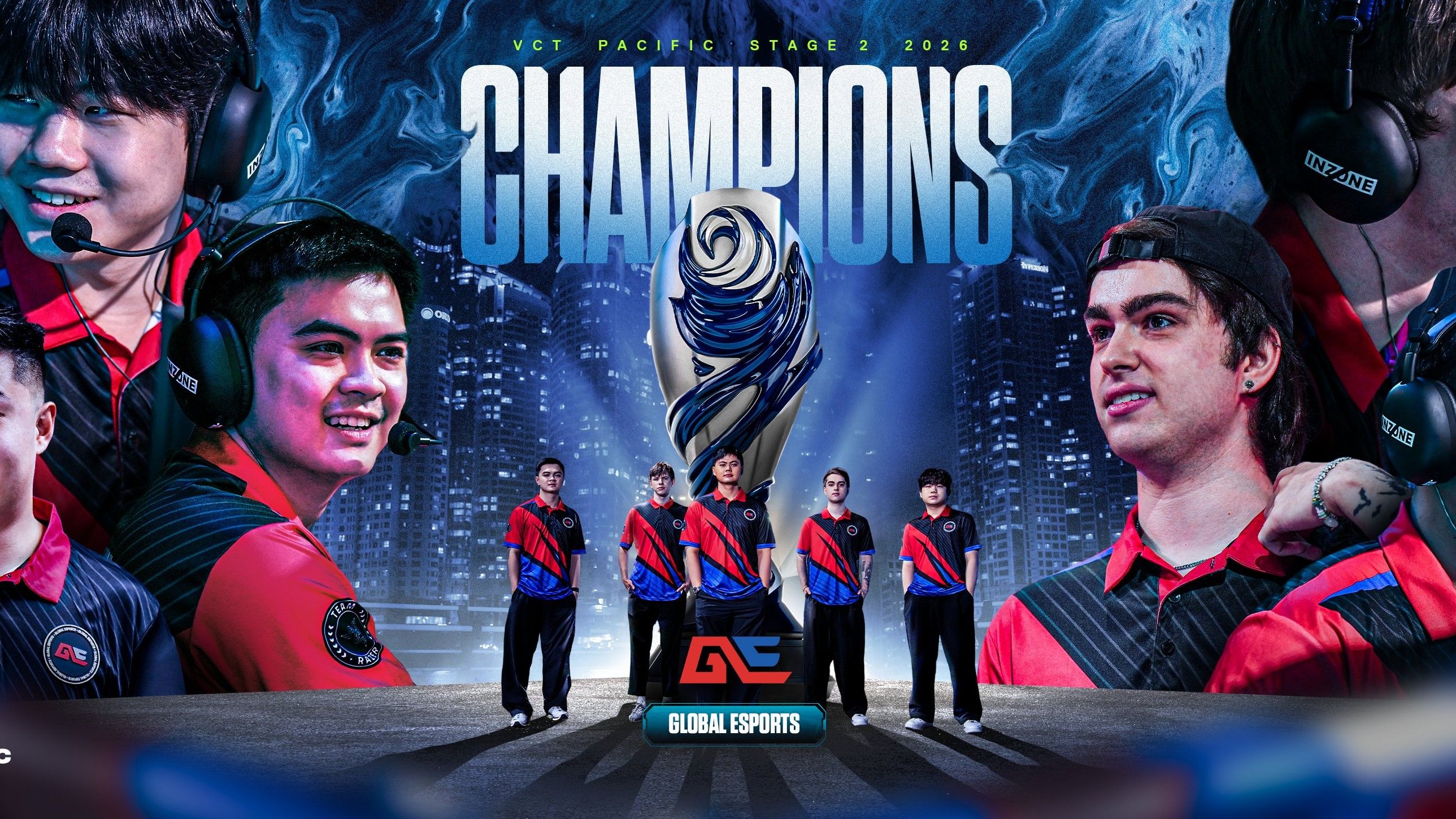 Global Esports Reverse Sweep Nongshim RedForce to Win VCT Pacific 2026 Stage 2
